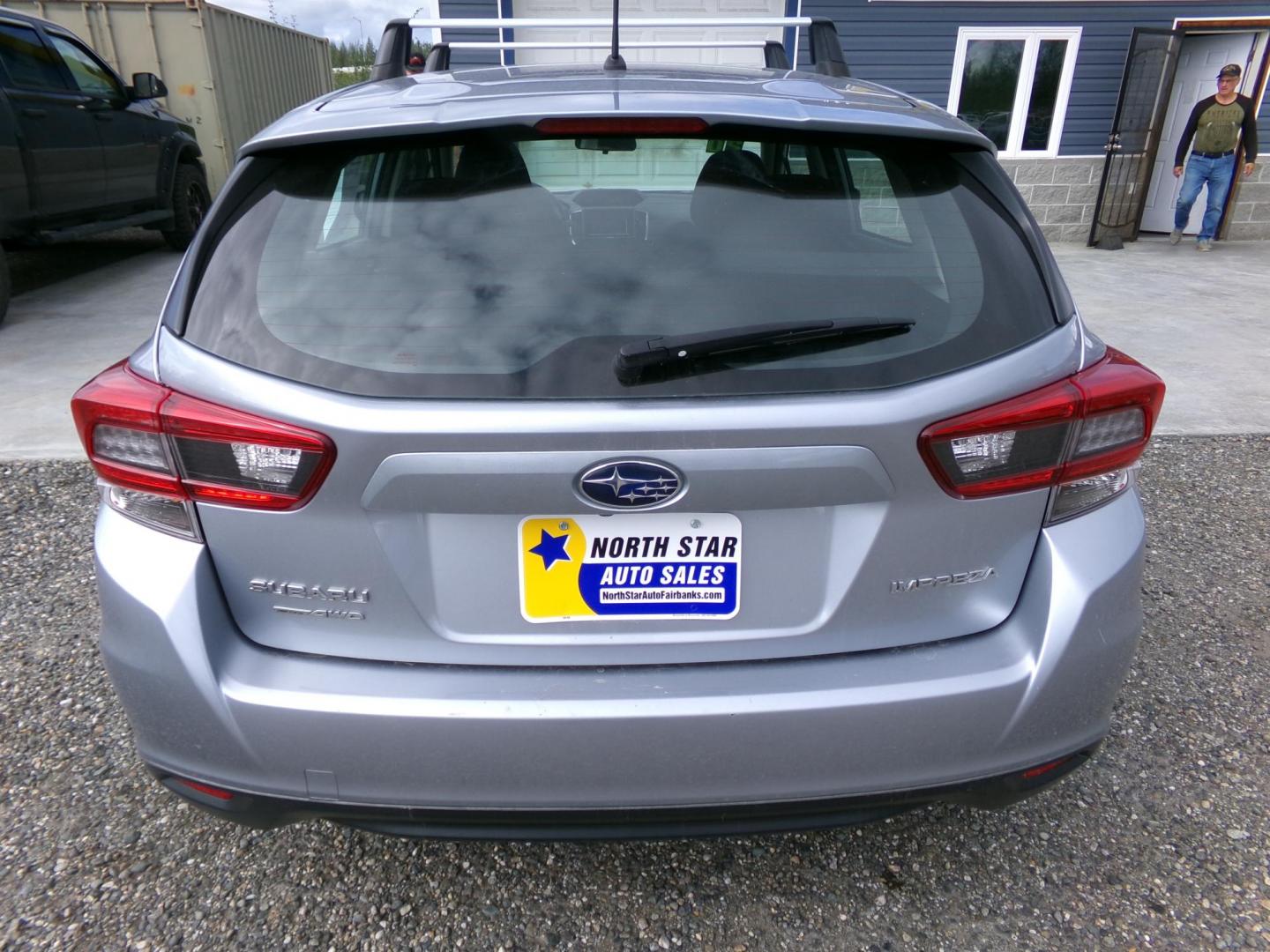 2020 Silver Subaru Impreza 2.0i CVT 5-Door (4S3GTAB6XL3) with an 2.0L H4 DOHC 16V engine, CVT transmission, located at 2630 Philips Field Rd., Fairbanks, AK, 99709, (907) 458-0593, 64.848068, -147.780609 - Photo#1