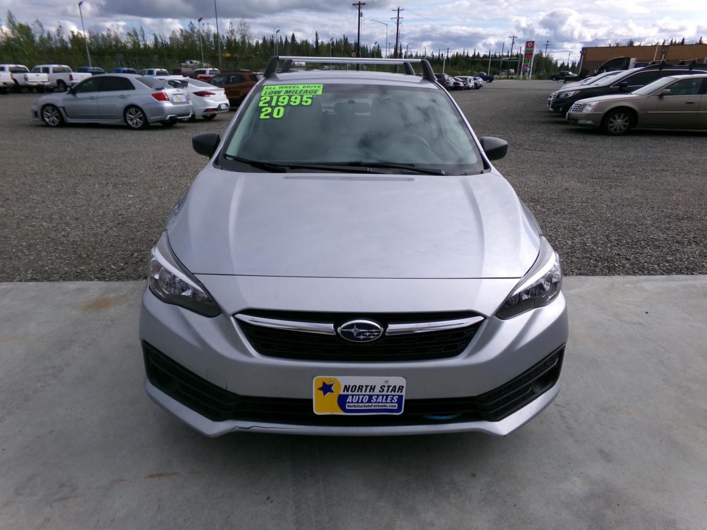 2020 Silver Subaru Impreza 2.0i CVT 5-Door (4S3GTAB6XL3) with an 2.0L H4 DOHC 16V engine, CVT transmission, located at 2630 Philips Field Rd., Fairbanks, AK, 99709, (907) 458-0593, 64.848068, -147.780609 - Photo#6