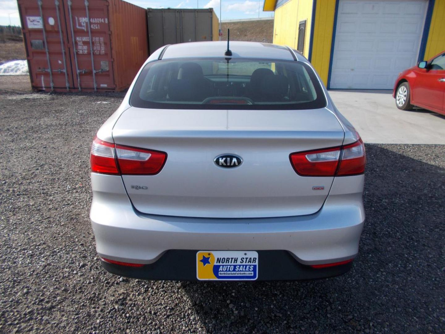 2017 Silver Kia Rio LX 6A (KNADM4A34H6) with an 1.6L L4 DOHC 16V engine, 6A transmission, located at 2630 Philips Field Rd., Fairbanks, AK, 99709, (907) 458-0593, 64.848068, -147.780609 - Photo#3