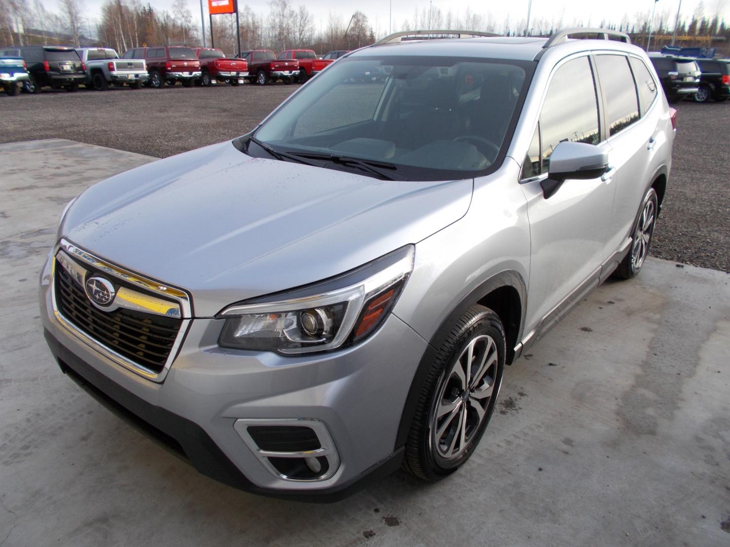 2020 Silver Subaru Forester Limited (JF2SKAUC0LH) with an 2.5L H4 SOHC 16V engine, CVT transmission, located at 2630 Philips Field Rd., Fairbanks, AK, 99709, (907) 458-0593, 64.848068, -147.780609 - Photo#0