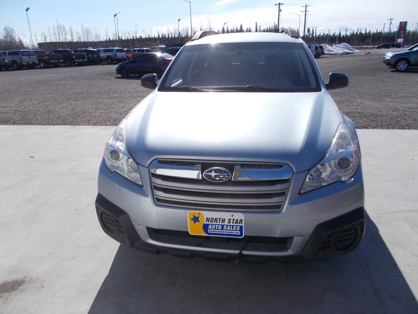 2014 Silver Subaru Outback 2.5i (4S4BRBACXE1) with an 2.5L H4 DOHC 16V engine, located at 2630 Philips Field Rd., Fairbanks, AK, 99709, (907) 458-0593, 64.848068, -147.780609 - Photo#1