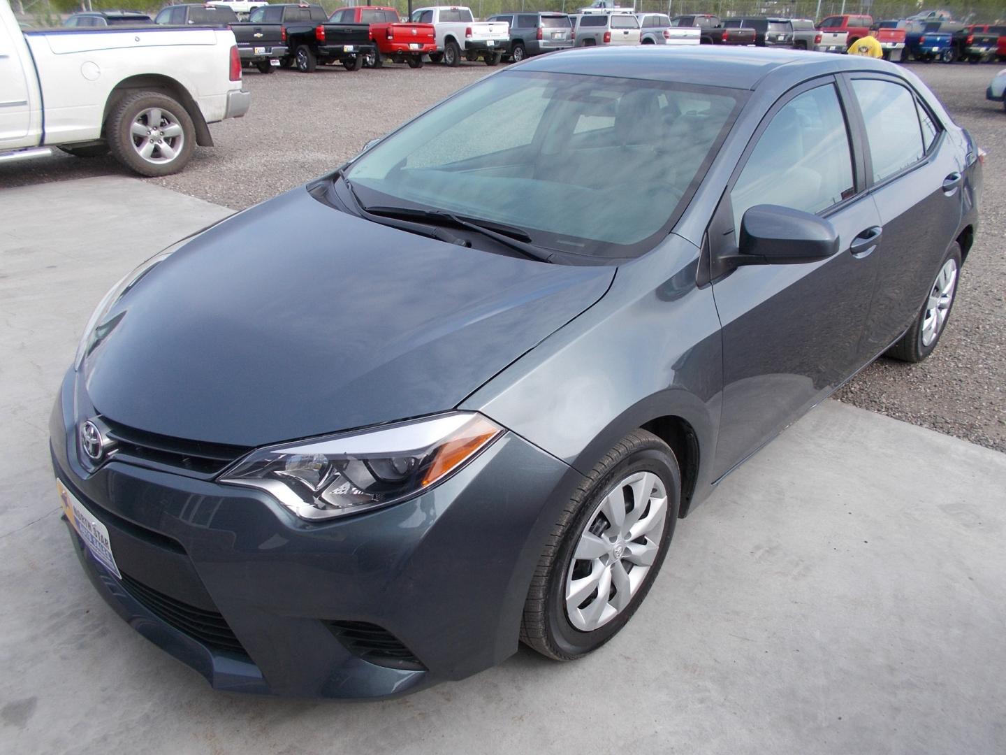 2016 Grey Toyota Corolla L 4-Speed AT (2T1BURHE5GC) with an 1.8L L4 DOHC 16V engine, 4A transmission, located at 2630 Philips Field Rd., Fairbanks, AK, 99709, (907) 458-0593, 64.848068, -147.780609 - Photo#0