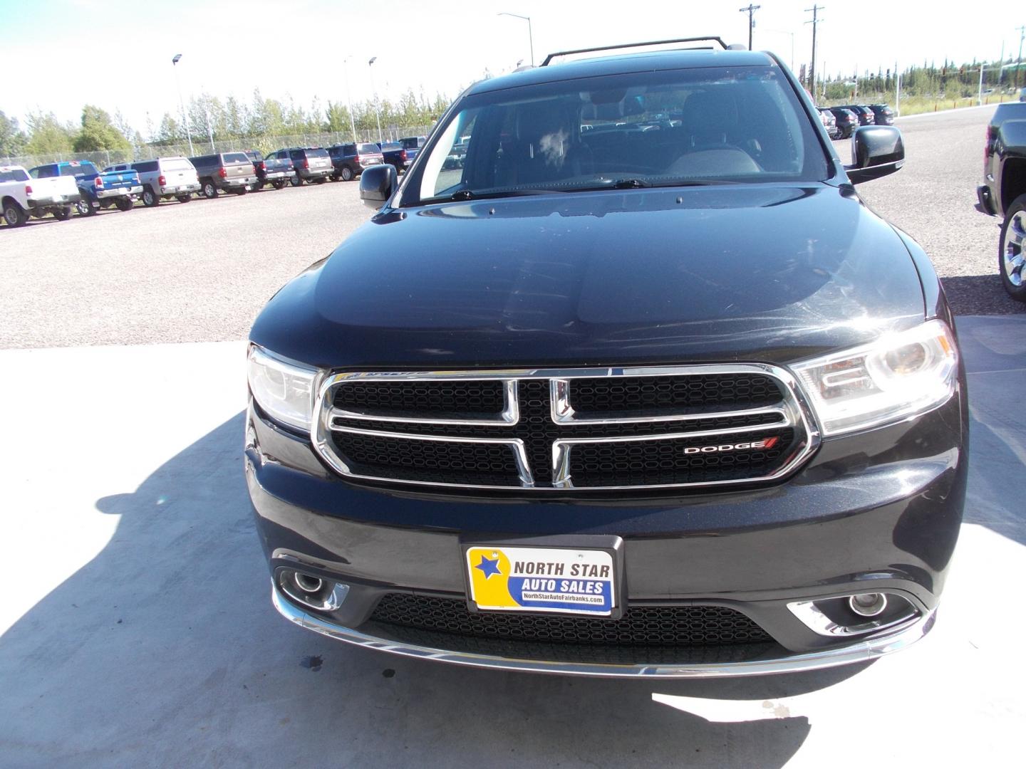 2014 Blue /Black Dodge Durango Limited AWD (1C4RDJDG3EC) with an 3.6L V6 DOHC 24V engine, 8-Speed Automatic transmission, located at 2630 Philips Field Rd., Fairbanks, AK, 99709, (907) 458-0593, 64.848068, -147.780609 - Photo#1