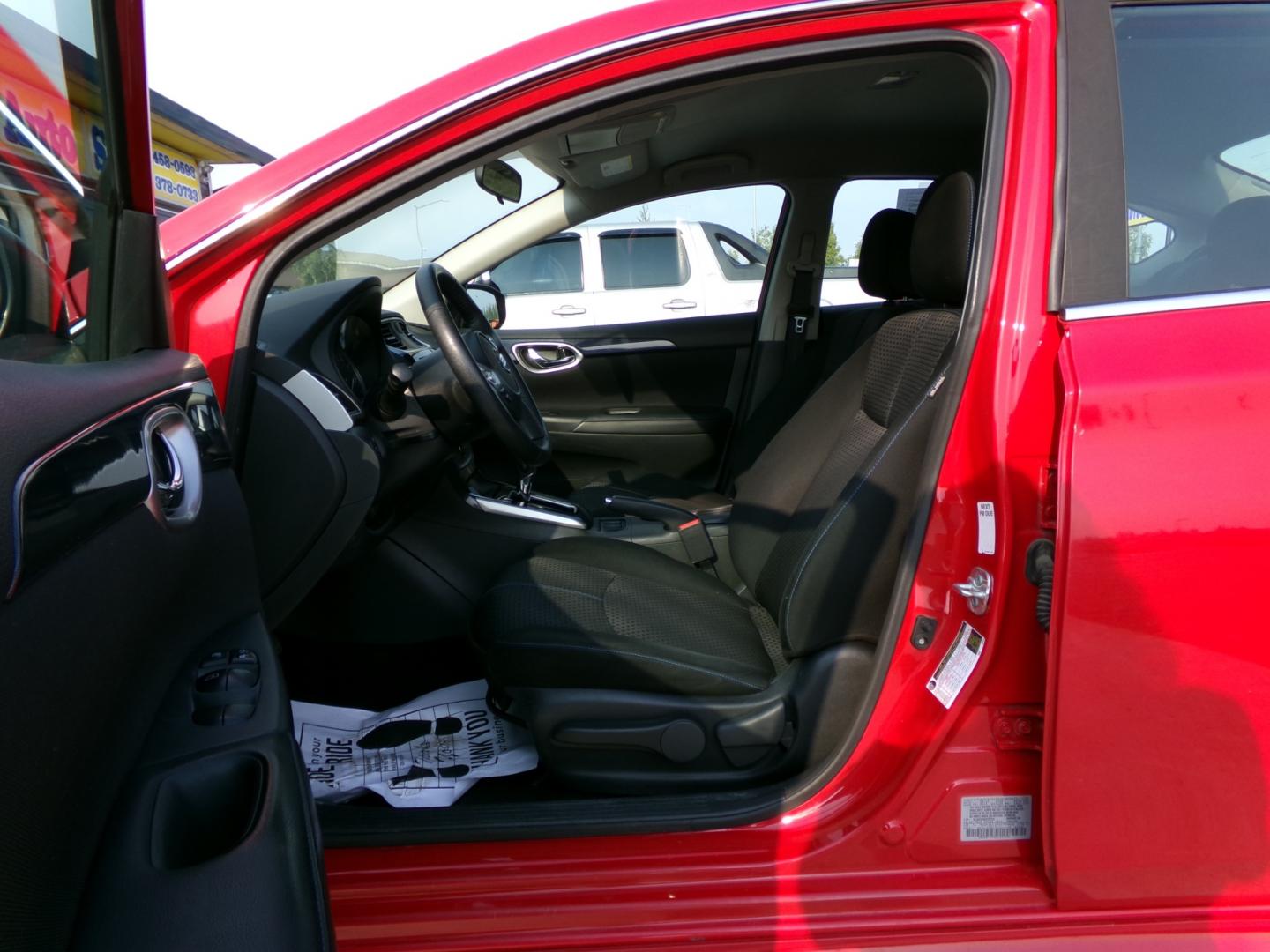 2019 Red Nissan Sentra S CVT (3N1AB7AP0KY) with an 1.8L L4 SFI DOHC 16V engine, CVT transmission, located at 2630 Philips Field Rd., Fairbanks, AK, 99709, (907) 458-0593, 64.848068, -147.780609 - Photo#4