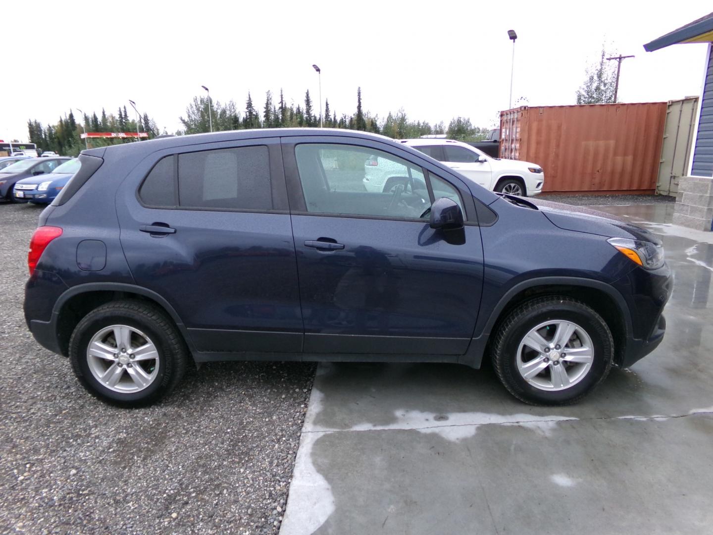 2019 Blue Chevrolet Trax LS AWD (3GNCJNSB2KL) with an 1.4L L4 DOHC 16V engine, 6A transmission, located at 2630 Philips Field Rd., Fairbanks, AK, 99709, (907) 458-0593, 64.848068, -147.780609 - Photo#2