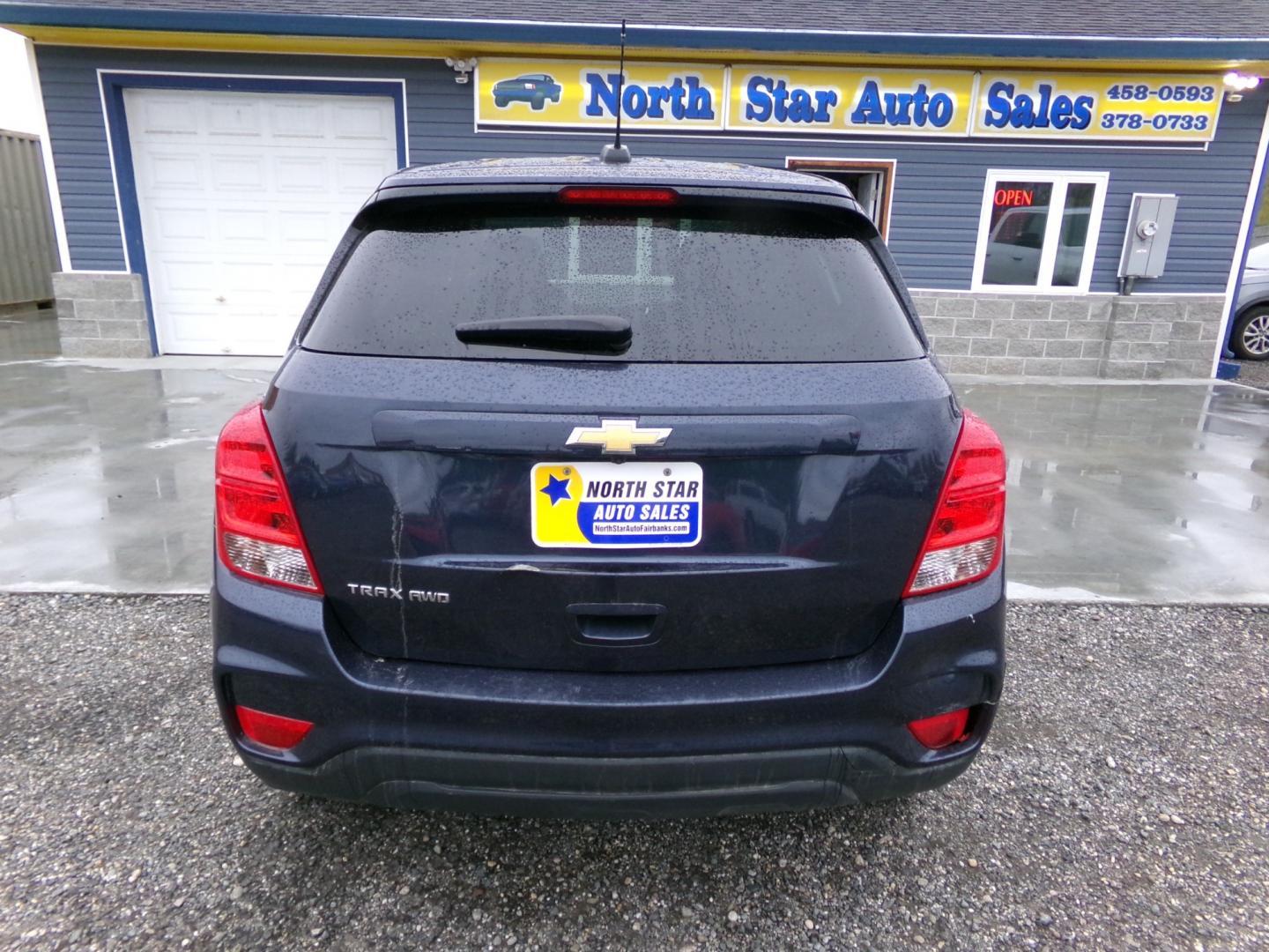 2019 Blue Chevrolet Trax LS AWD (3GNCJNSB2KL) with an 1.4L L4 DOHC 16V engine, 6A transmission, located at 2630 Philips Field Rd., Fairbanks, AK, 99709, (907) 458-0593, 64.848068, -147.780609 - Photo#3