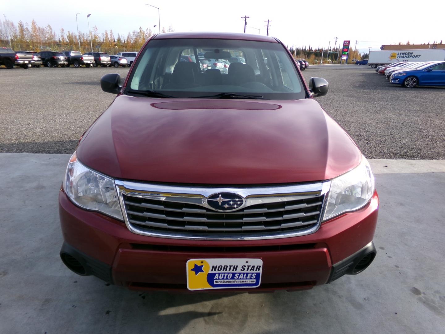 2009 Red Subaru Forester 2.5X (JF2SH61669H) with an 2.5L H4 SOHC 16V engine, 4-Speed Automatic Overdrive transmission, located at 2630 Philips Field Rd., Fairbanks, AK, 99709, (907) 458-0593, 64.848068, -147.780609 - Photo#1