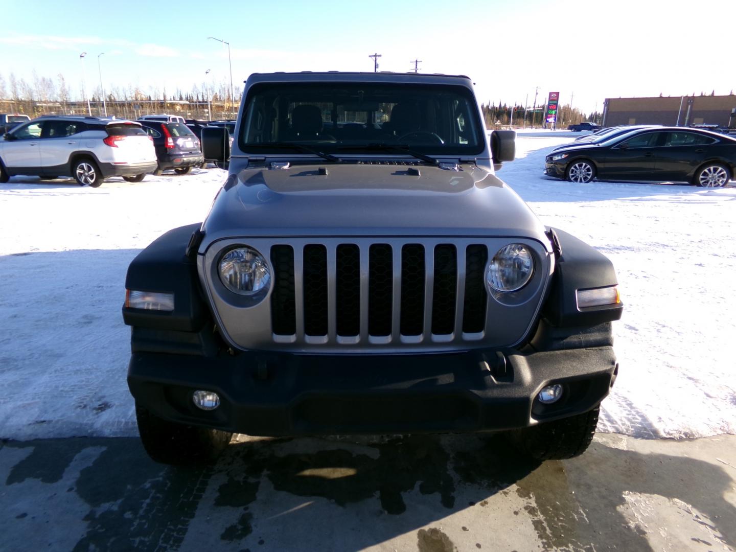 2020 Grey Jeep Gladiator Sport (1C6HJTAG9LL) with an 3.6L V6 DOHC 24V engine, 6M transmission, located at 2630 Philips Field Rd., Fairbanks, AK, 99709, (907) 458-0593, 64.848068, -147.780609 - Photo#1