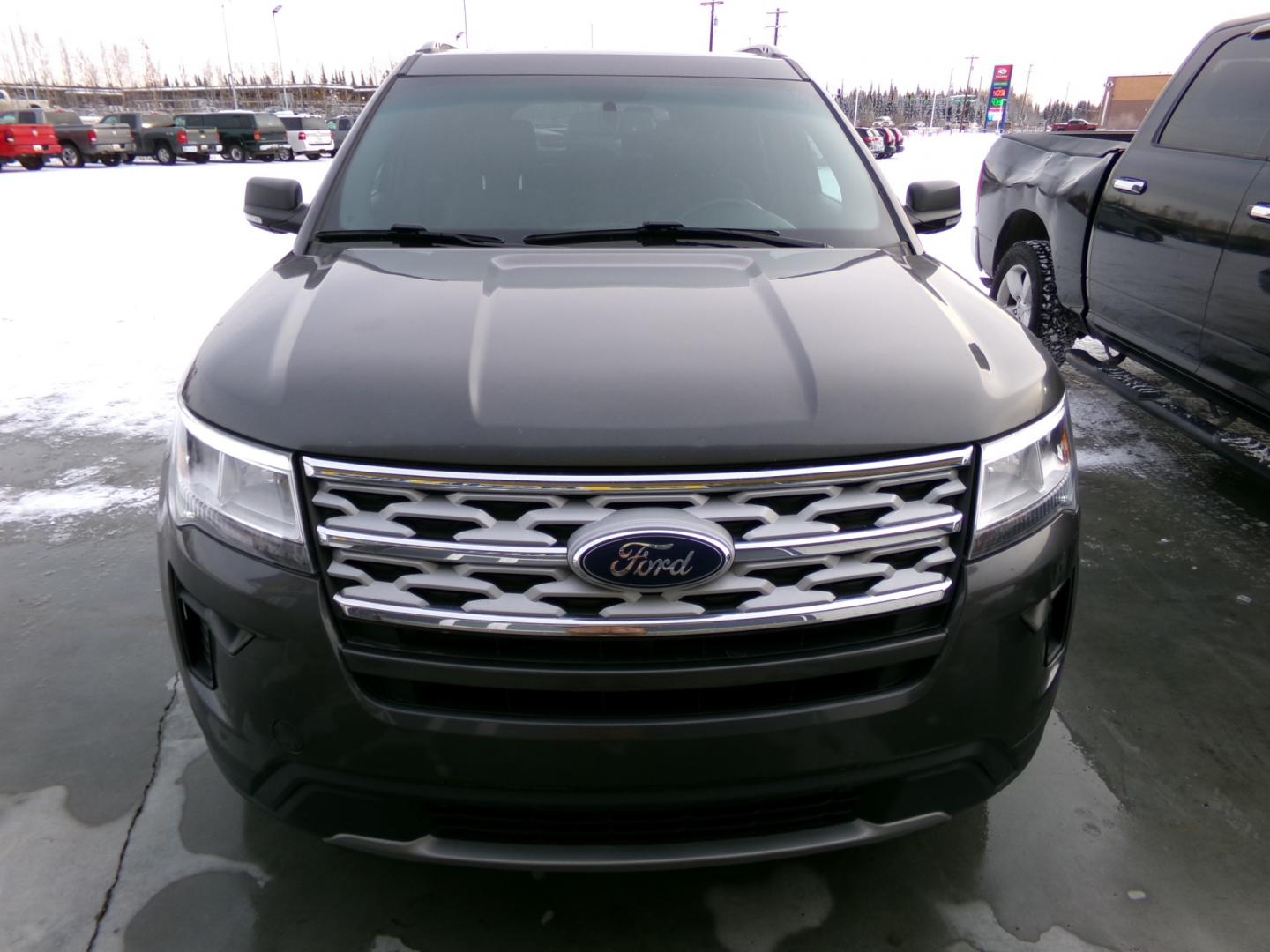 2019 Grey Ford Explorer XLT 4WD (1FM5K8DH3KG) with an 2.3L L4 DOHC 16V engine, 6A transmission, located at 2630 Philips Field Rd., Fairbanks, AK, 99709, (907) 458-0593, 64.848068, -147.780609 - Photo#1