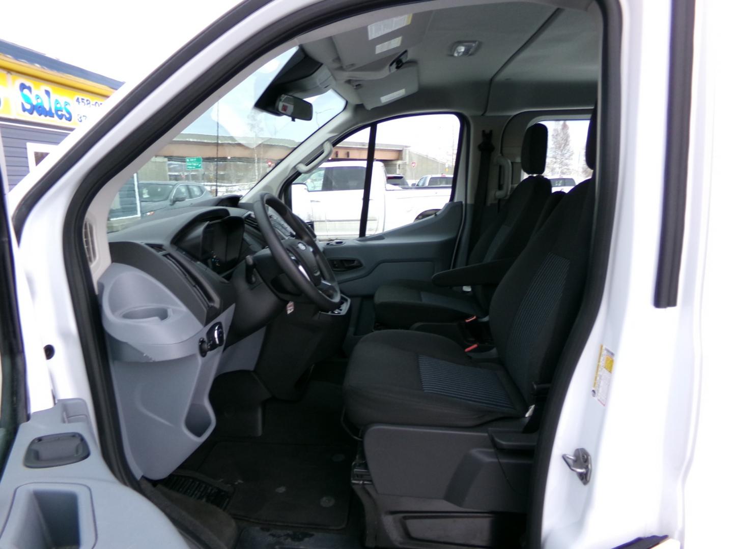 2019 White Ford Transit 350 Wagon Low Roof XL w/Sliding Pass. 148-in. WB (1FBZX2YM6KK) with an 3.7L V6 DOHC 24V engine, 6A transmission, located at 2630 Philips Field Rd., Fairbanks, AK, 99709, (907) 458-0593, 64.848068, -147.780609 - Photo#4