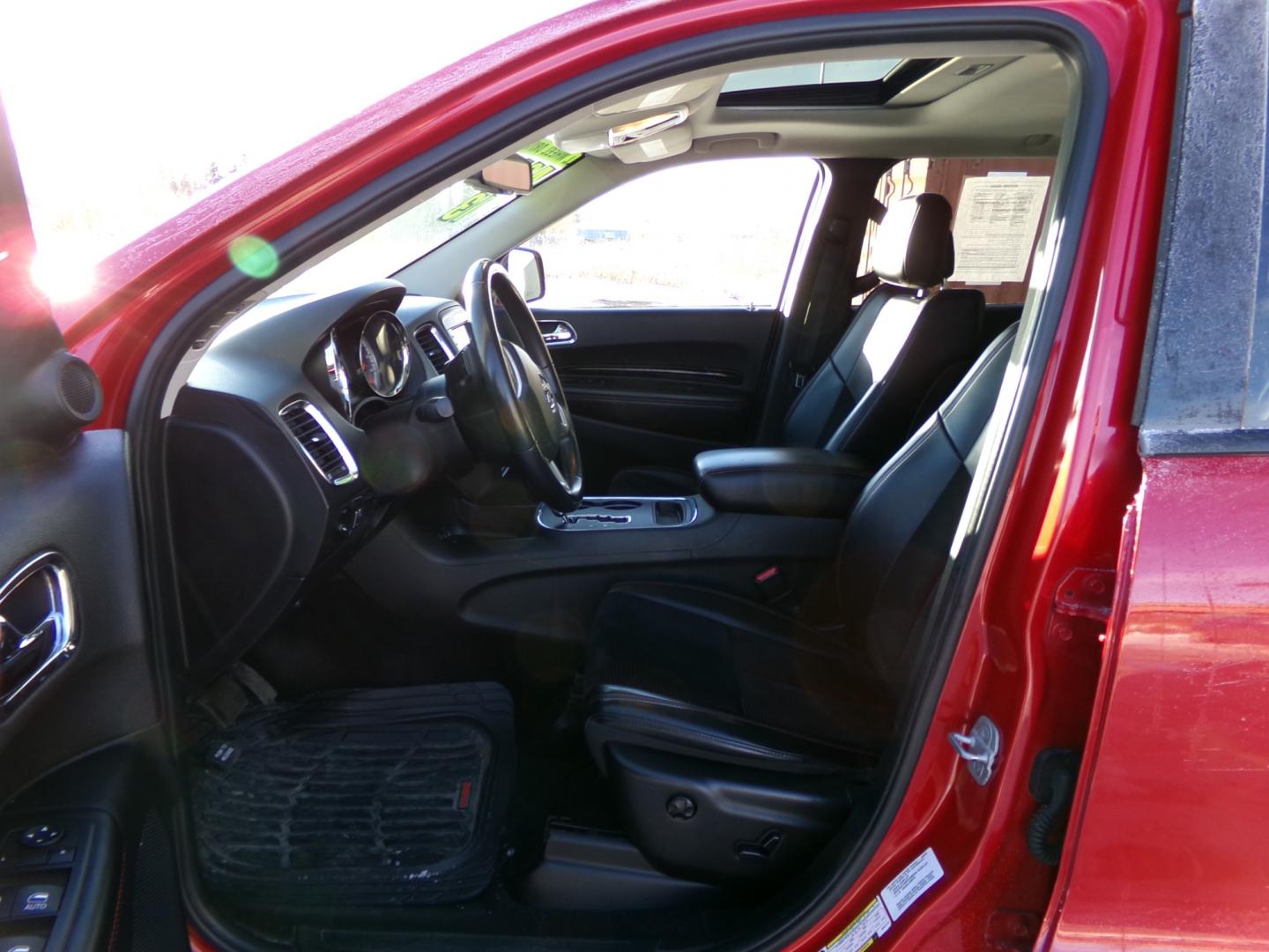 2013 Red Dodge Durango SXT AWD (1C4RDJAG4DC) with an 3.6L V6 DOHC 24V engine, 5-Speed Automatic transmission, located at 2630 Philips Field Rd., Fairbanks, AK, 99709, (907) 458-0593, 64.848068, -147.780609 - Photo#4