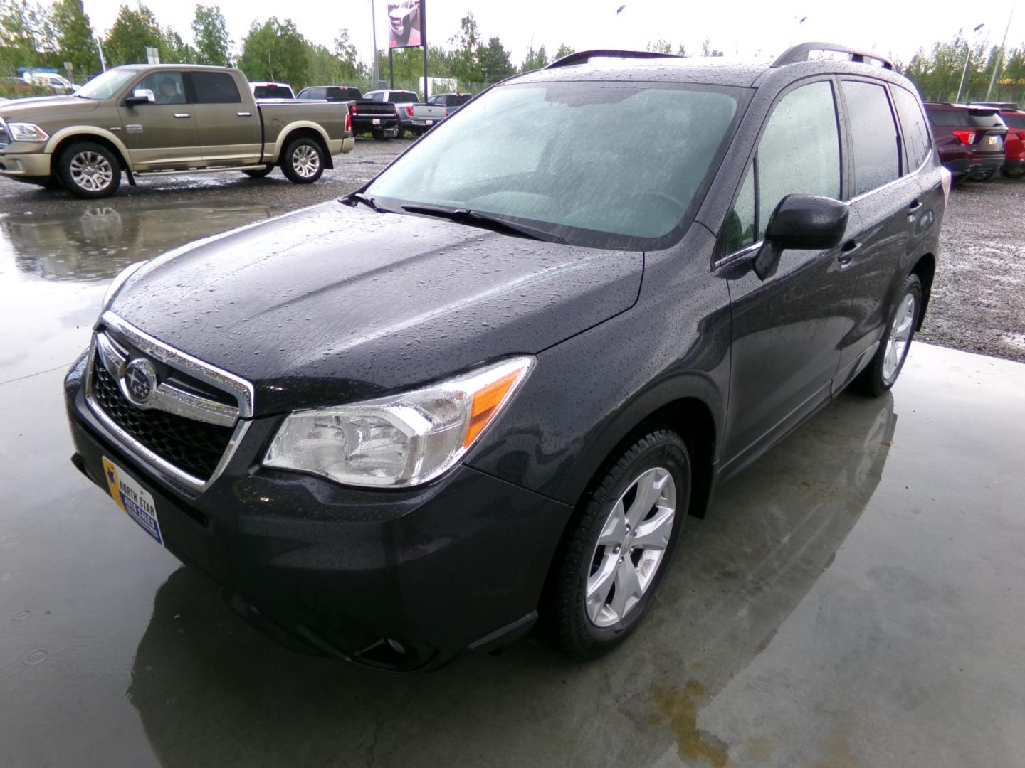 2015 Black /Black Subaru Forester 2.5i Limited (JF2SJAHC2FH) with an 2.5L H4 SOHC 16V engine, 6-Speed Automatic transmission, located at 2630 Philips Field Rd., Fairbanks, AK, 99709, (907) 458-0593, 64.848068, -147.780609 - Photo#0