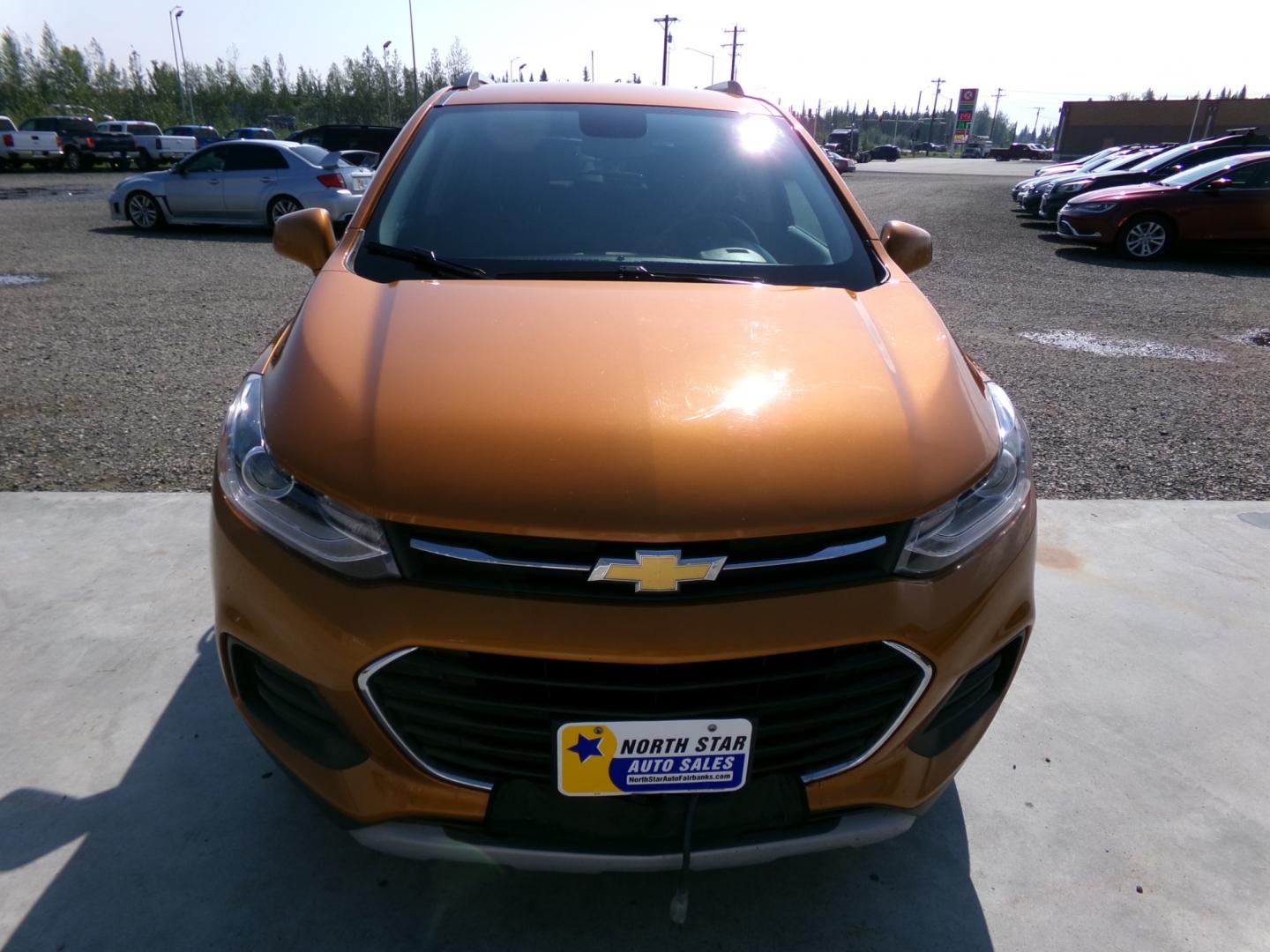 2017 orange Chevrolet Trax LT AWD (3GNCJPSB7HL) with an 1.4L L4 DOHC 16V engine, 6A transmission, located at 2630 Philips Field Rd., Fairbanks, AK, 99709, (907) 458-0593, 64.848068, -147.780609 - Photo#1