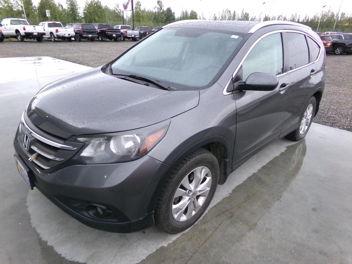 2014 Grey Honda CR-V EX-L 4WD 5-Speed AT (5J6RM4H71EL) with an 2.4L L4 DOHC 16V engine, 5-Speed Automatic transmission, located at 2630 Philips Field Rd., Fairbanks, AK, 99709, (907) 458-0593, 64.848068, -147.780609 - Photo#0