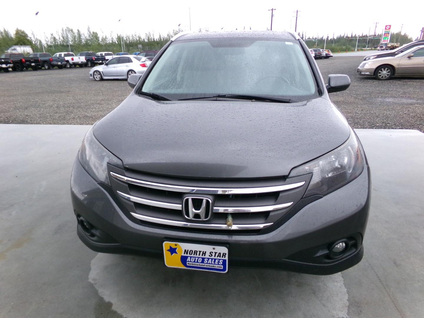 2014 Grey Honda CR-V EX-L 4WD 5-Speed AT (5J6RM4H71EL) with an 2.4L L4 DOHC 16V engine, 5-Speed Automatic transmission, located at 2630 Philips Field Rd., Fairbanks, AK, 99709, (907) 458-0593, 64.848068, -147.780609 - Photo#1