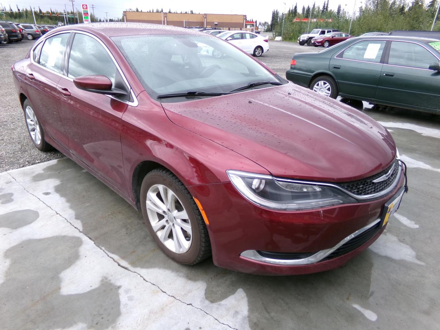 2015 /Black Chrysler 200 Limited (1C3CCCAB6FN) with an 2.4L L4 DOHC 16V engine, 9-Speed Automatic transmission, located at 2630 Philips Field Rd., Fairbanks, AK, 99709, (907) 458-0593, 64.848068, -147.780609 - Photo#0