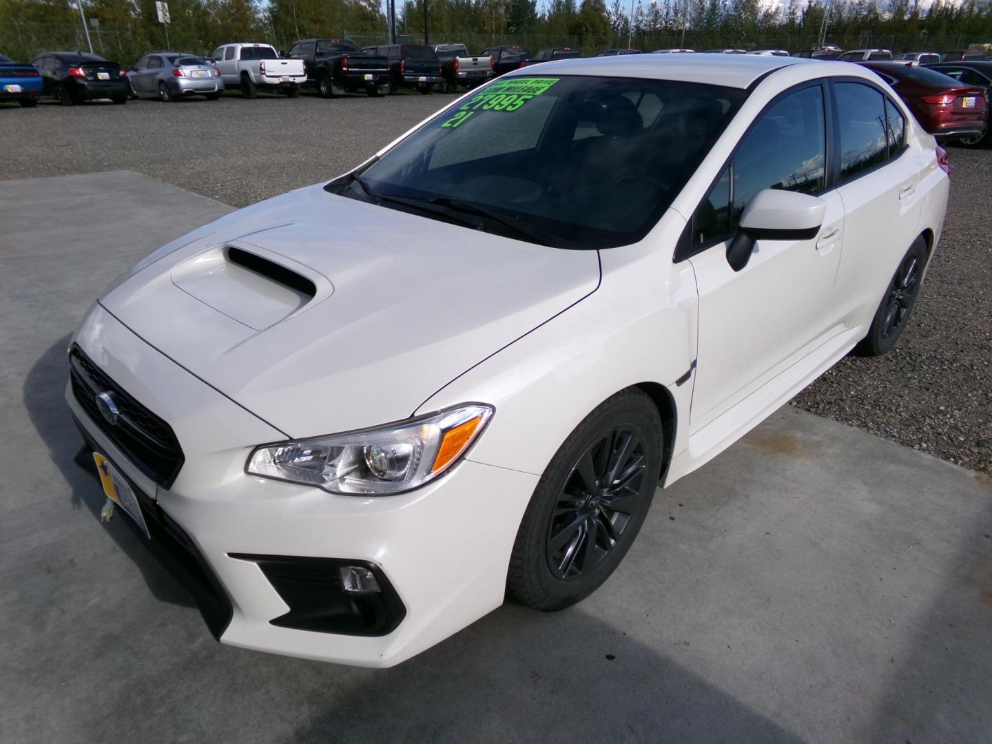 2021 White Subaru WRX Base 6M (JF1VA1A67M9) with an 2.0L H4 DOHC 16V engine, 6M transmission, located at 2630 Philips Field Rd., Fairbanks, AK, 99709, (907) 458-0593, 64.848068, -147.780609 - Photo#0