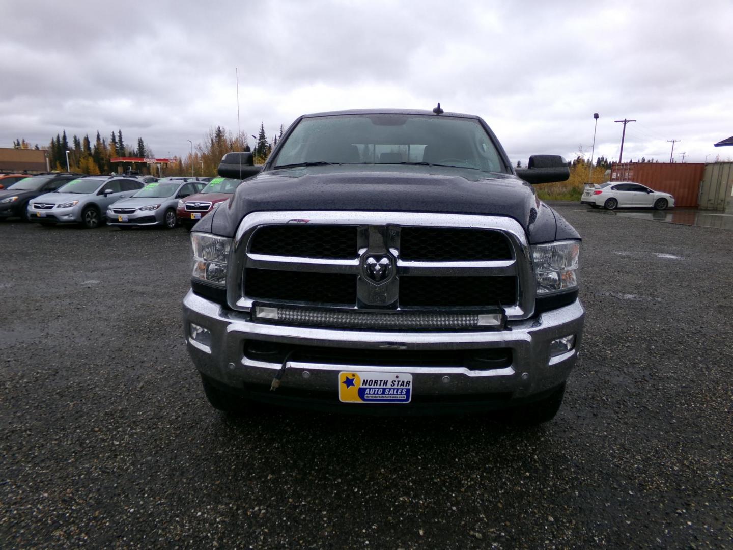 2016 Blue /Black Dodge 3500 SLT Mega Cab 4WD (3C63R3LJ6GG) with an 6.4L V8 OHV 16V engine, 6A transmission, located at 2630 Philips Field Rd., Fairbanks, AK, 99709, (907) 458-0593, 64.848068, -147.780609 - Photo#1