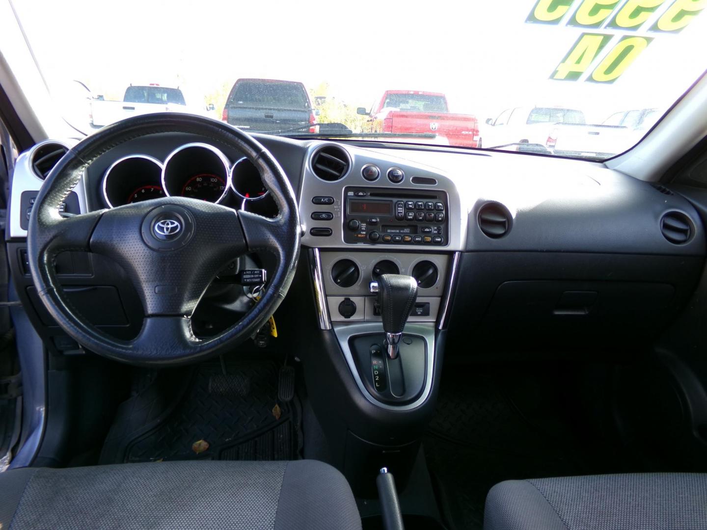 2004 Blue Toyota Matrix 4WD (2T1LR32E14C) with an 1.8L L4 DOHC 16V engine, 4-Speed Automatic Overdrive transmission, located at 2630 Philips Field Rd., Fairbanks, AK, 99709, (907) 458-0593, 64.848068, -147.780609 - Photo#4