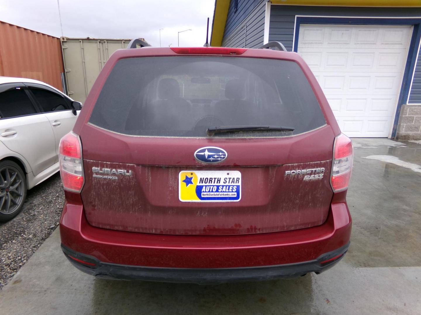 2015 Red /Black Subaru Forester 2.5i Premium (JF2SJADC5FH) with an 2.5L H4 SOHC 16V engine, 6-Speed Automatic transmission, located at 2630 Philips Field Rd., Fairbanks, AK, 99709, (907) 458-0593, 64.848068, -147.780609 - Photo#3