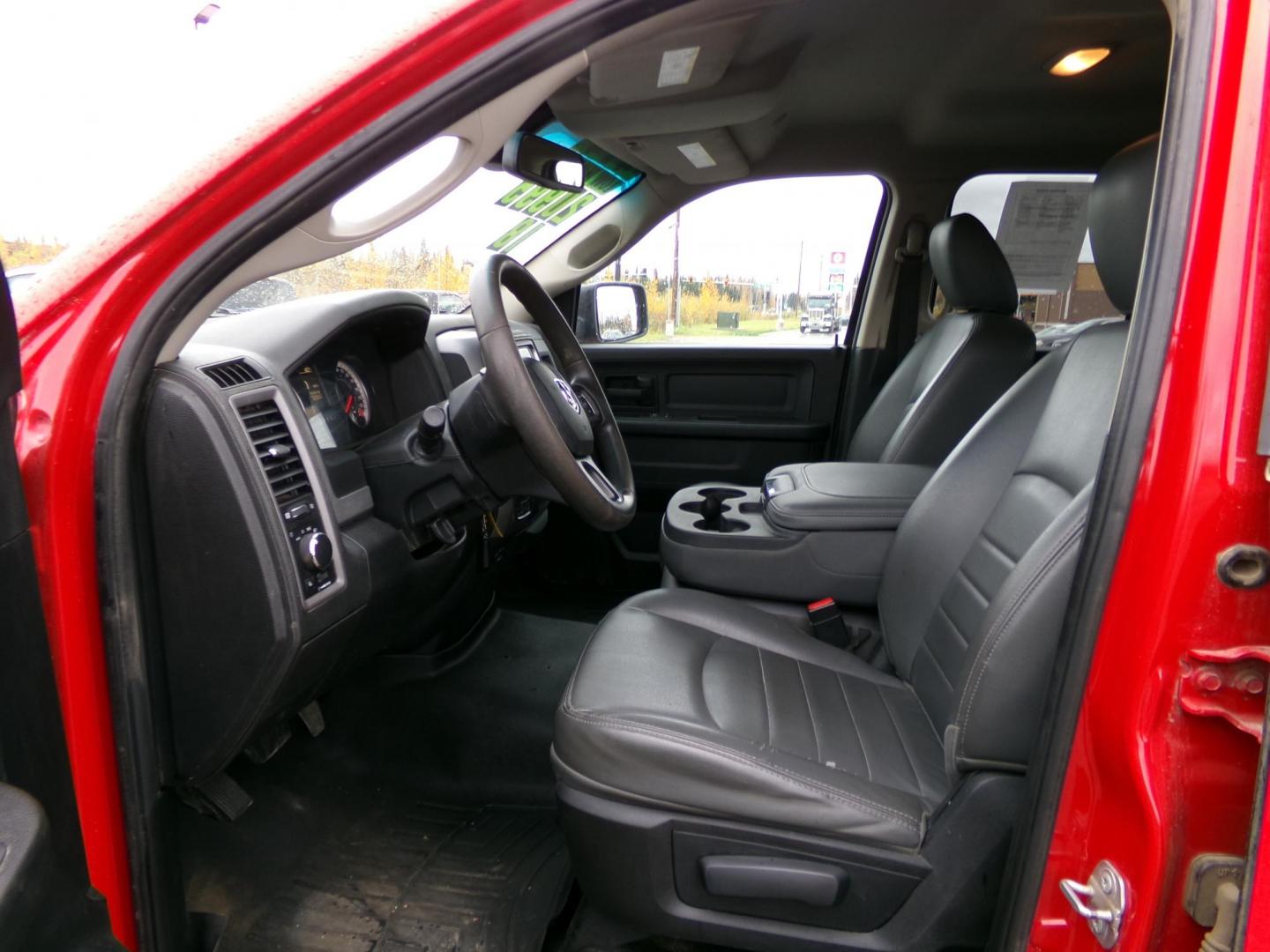 2018 Red Dodge 1500 Tradesman Quad Cab 4WD (1C6RR7FT4JS) with an 5.7L V8 OHV 16V engine, 8A transmission, located at 2630 Philips Field Rd., Fairbanks, AK, 99709, (907) 458-0593, 64.848068, -147.780609 - Photo#2