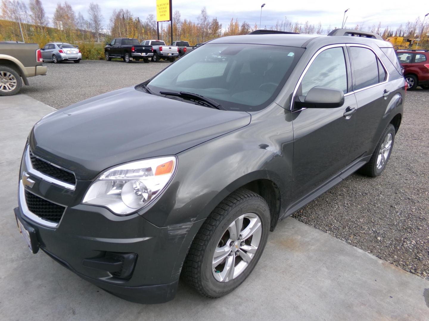 2013 Black Chevrolet Equinox 1LT AWD (2GNFLEEK9D6) with an 2.4L L4 DOHC 16V engine, 6-Speed Automatic transmission, located at 2630 Philips Field Rd., Fairbanks, AK, 99709, (907) 458-0593, 64.848068, -147.780609 - Photo#0