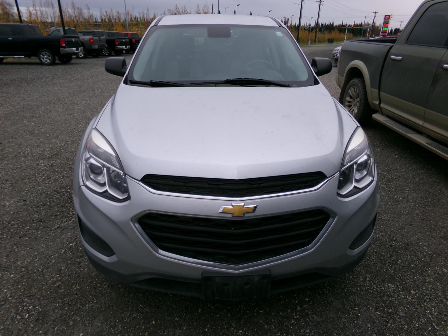 2016 Silver Chevrolet Equinox LS AWD (2GNFLEEK8G6) with an 2.4L L4 DOHC 16V FFV engine, 6A transmission, located at 2630 Philips Field Rd., Fairbanks, AK, 99709, (907) 458-0593, 64.848068, -147.780609 - Photo#1