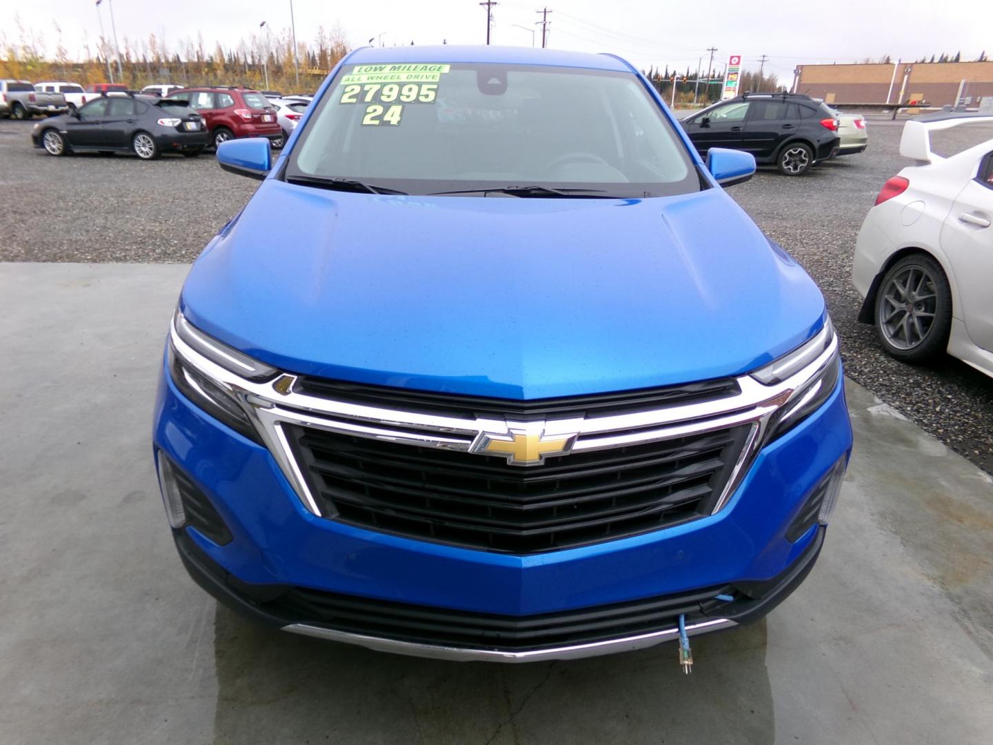 2024 Blue Chevrolet Equinox LT AWD (3GNAXUEG9RS) with an 1.5L L4 DOHC 16V TURBO engine, 6A transmission, located at 2630 Philips Field Rd., Fairbanks, AK, 99709, (907) 458-0593, 64.848068, -147.780609 - Photo#1