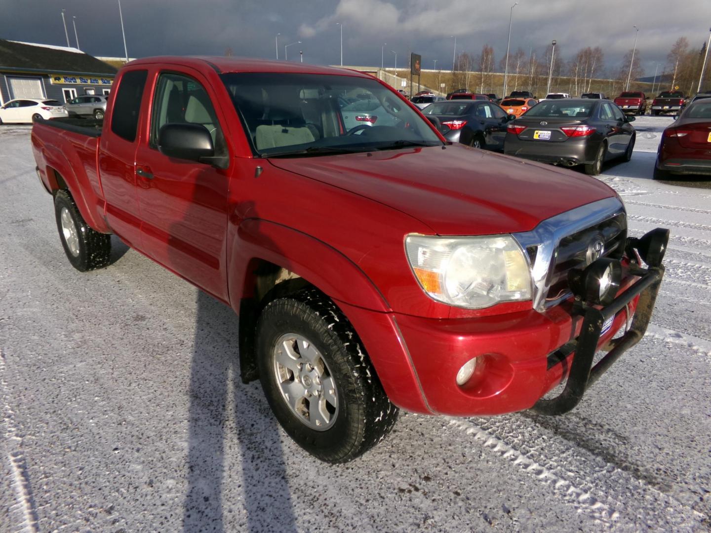 2010 Red Toyota Tacoma Access Cab V6 4WD (5TEUU4EN4AZ) with an 4.0L V6 DOHC 24V engine, Automatic transmission, located at 2630 Philips Field Rd., Fairbanks, AK, 99709, (907) 458-0593, 64.848068, -147.780609 - Photo#0