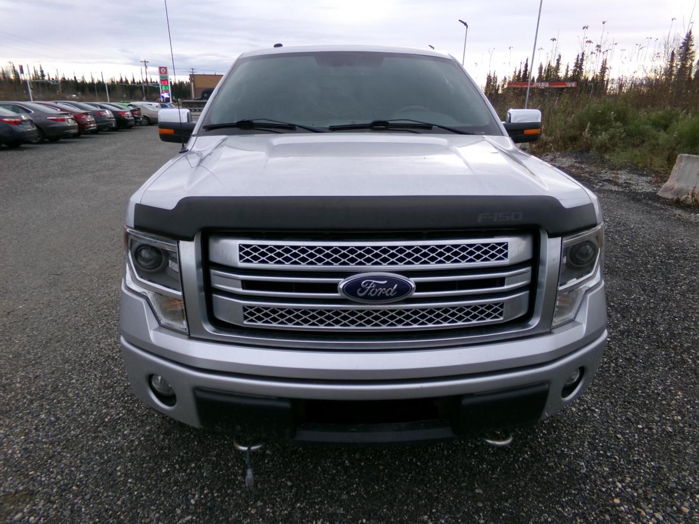 2013 Silver /Black Ford F-150 Platinum SuperCrew 6.5-ft. Bed 4WD (1FTFW1ET3DF) with an 3.5L V6 TURBO engine, 6-Speed Automatic transmission, located at 2630 Philips Field Rd., Fairbanks, AK, 99709, (907) 458-0593, 64.848068, -147.780609 - Photo#1