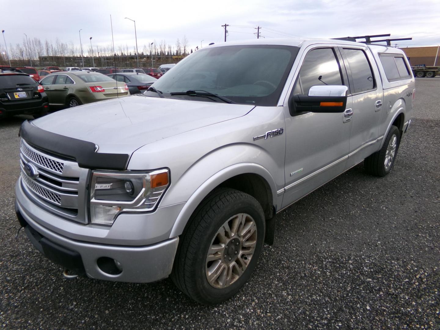 2013 Silver /Black Ford F-150 Platinum SuperCrew 6.5-ft. Bed 4WD (1FTFW1ET3DF) with an 3.5L V6 TURBO engine, 6-Speed Automatic transmission, located at 2630 Philips Field Rd., Fairbanks, AK, 99709, (907) 458-0593, 64.848068, -147.780609 - Photo#0