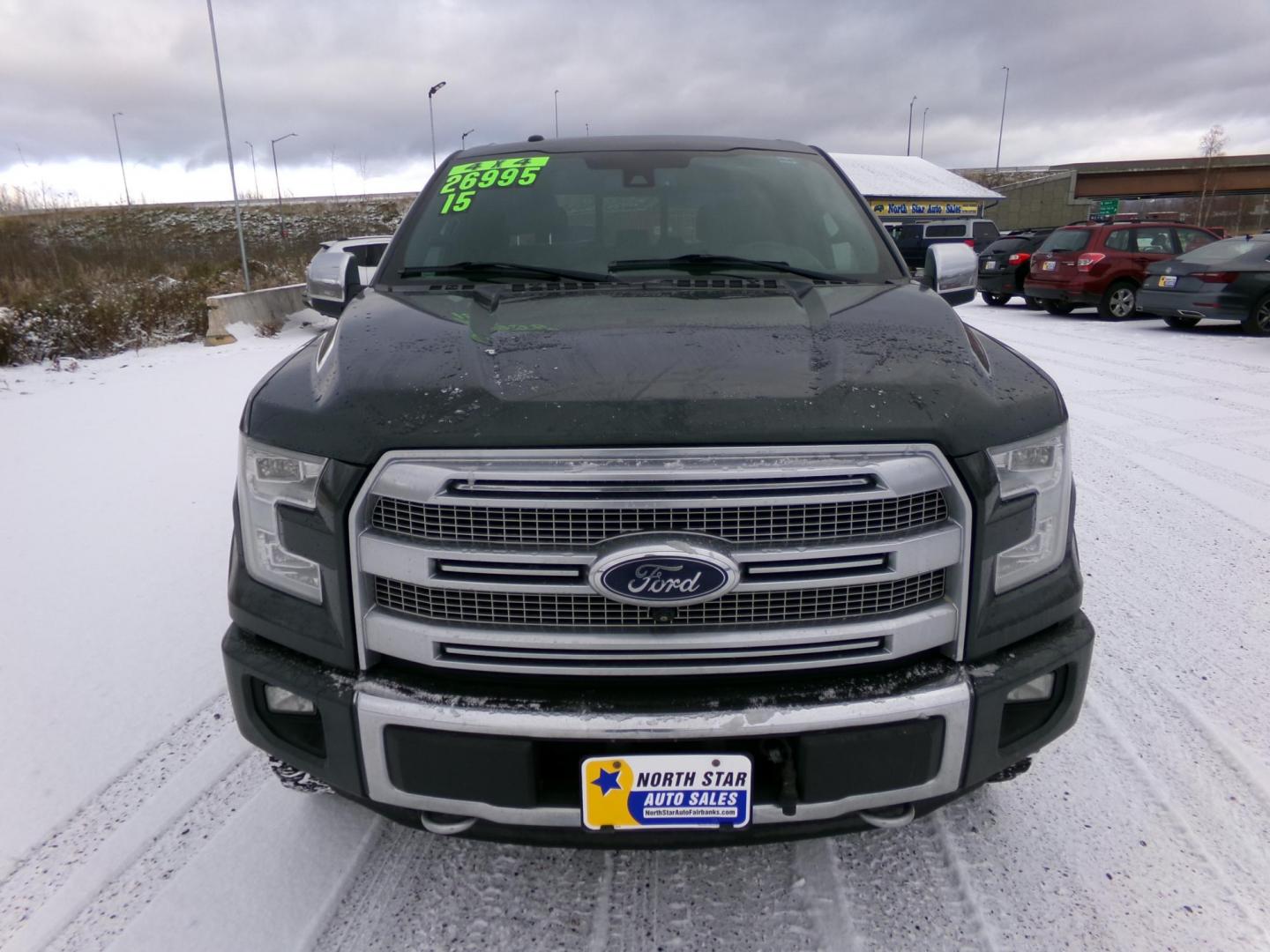 2015 Grey Ford F-150 XLT SuperCrew 6.5-ft. Bed 4WD (1FTEW1EG5FF) with an 3.5L V6 TURBO engine, 6-Speed Automatic transmission, located at 2630 Philips Field Rd., Fairbanks, AK, 99709, (907) 458-0593, 64.848068, -147.780609 - Photo#1