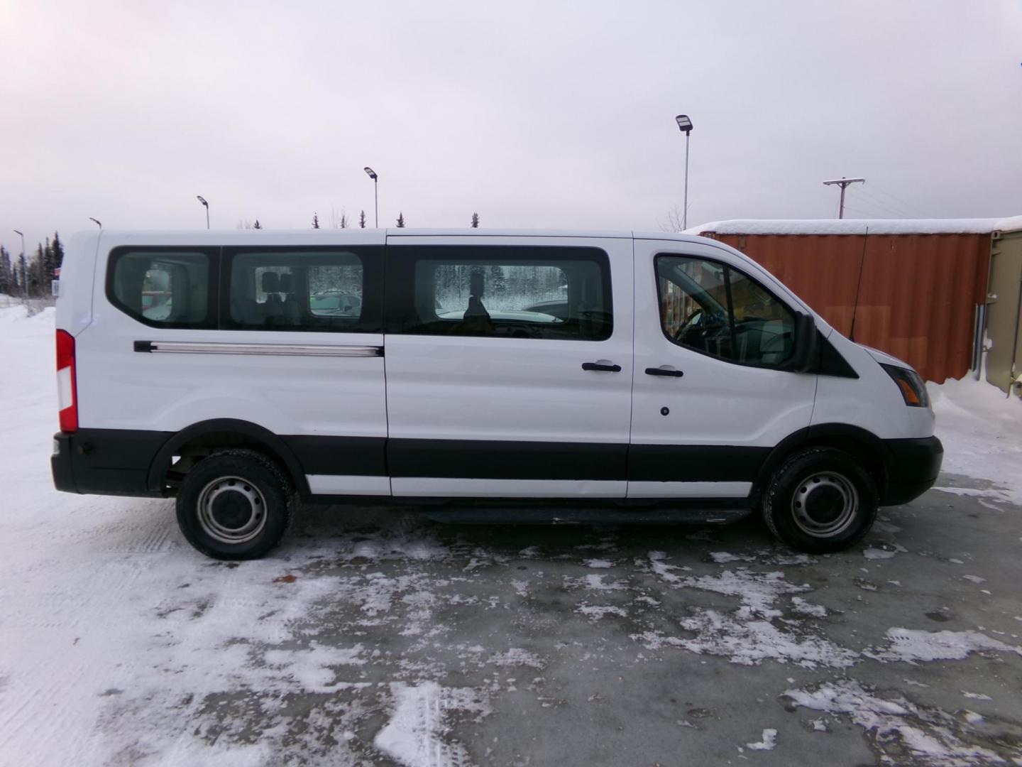 2019 Ford Transit 350 Wagon Low Roof XL w/Sliding Pass. 148-in. WB (1FBZX2YM9KK) with an 3.7L V6 DOHC 24V engine, 6A transmission, located at 2630 Philips Field Rd., Fairbanks, AK, 99709, (907) 458-0593, 64.848068, -147.780609 - Photo#2