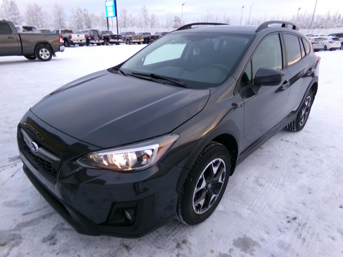 2020 Grey /Black Subaru Crosstrek 2.0i Premium CVT (JF2GTAEC9LH) with an 2.0L L4 DOHC 16V engine, CVT transmission, located at 2630 Philips Field Rd., Fairbanks, AK, 99709, (907) 458-0593, 64.848068, -147.780609 - Photo#0