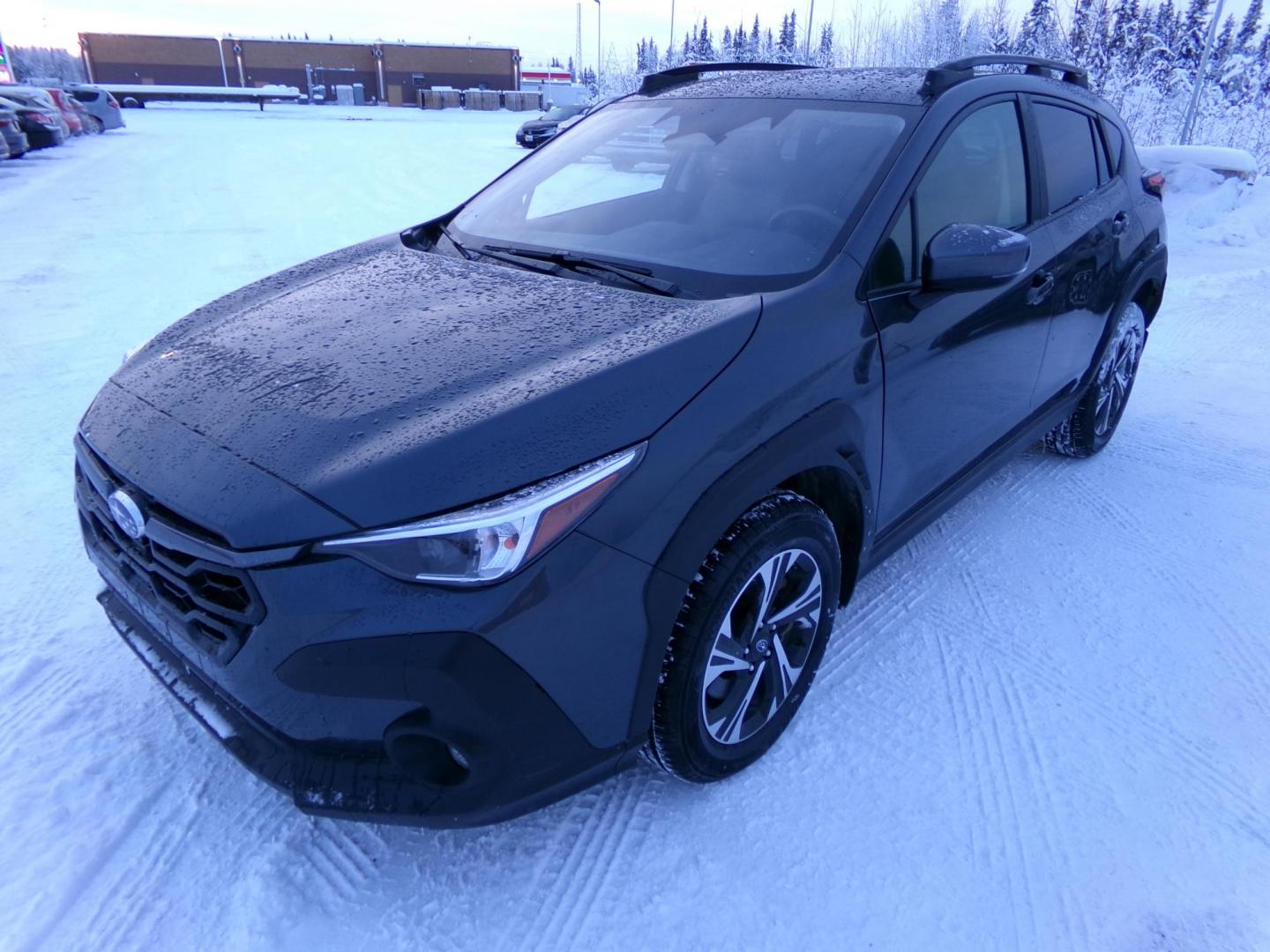 2024 Grey /Black Subaru Crosstrek 2.0i Premium CVT (JF2GUADC3R8) with an 2.0L L4 DOHC 16V engine, CVT transmission, located at 2630 Philips Field Rd., Fairbanks, AK, 99709, (907) 458-0593, 64.848068, -147.780609 - Photo#0