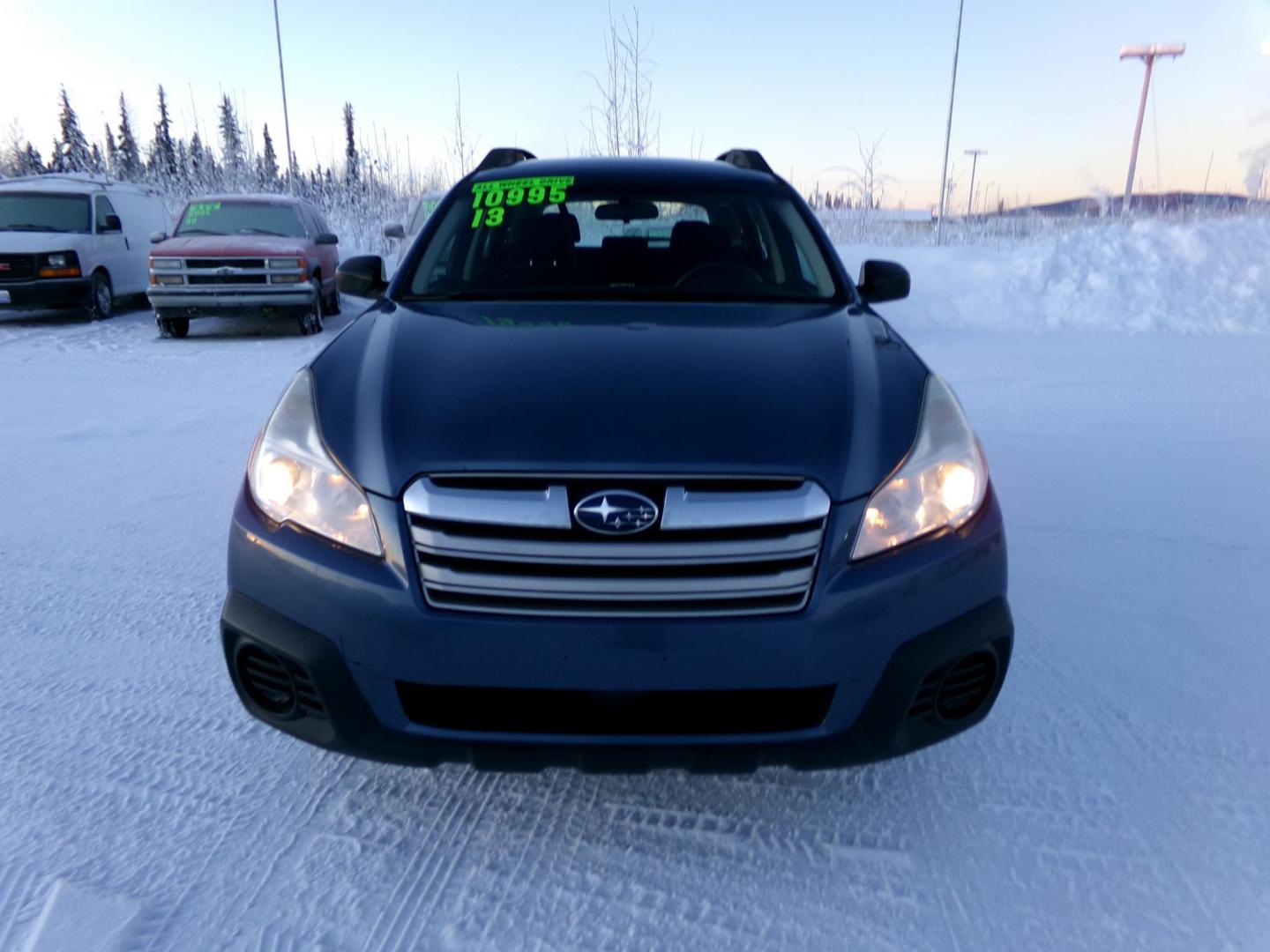 2013 Blue Subaru Outback 2.5i (4S4BRBAC5D3) with an 2.5L H4 DOHC 16V engine, located at 2630 Philips Field Rd., Fairbanks, AK, 99709, (907) 458-0593, 64.848068, -147.780609 - Photo#1