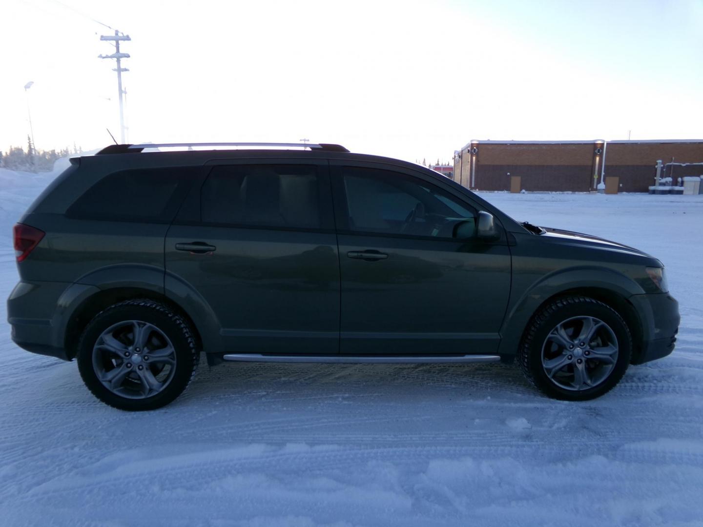 2016 Grey /Black Dodge Journey Crossroad AWD (3C4PDDGG9GT) with an 3.6L V6 DOHC 24V engine, 6A transmission, located at 2630 Philips Field Rd., Fairbanks, AK, 99709, (907) 458-0593, 64.848068, -147.780609 - Photo#1