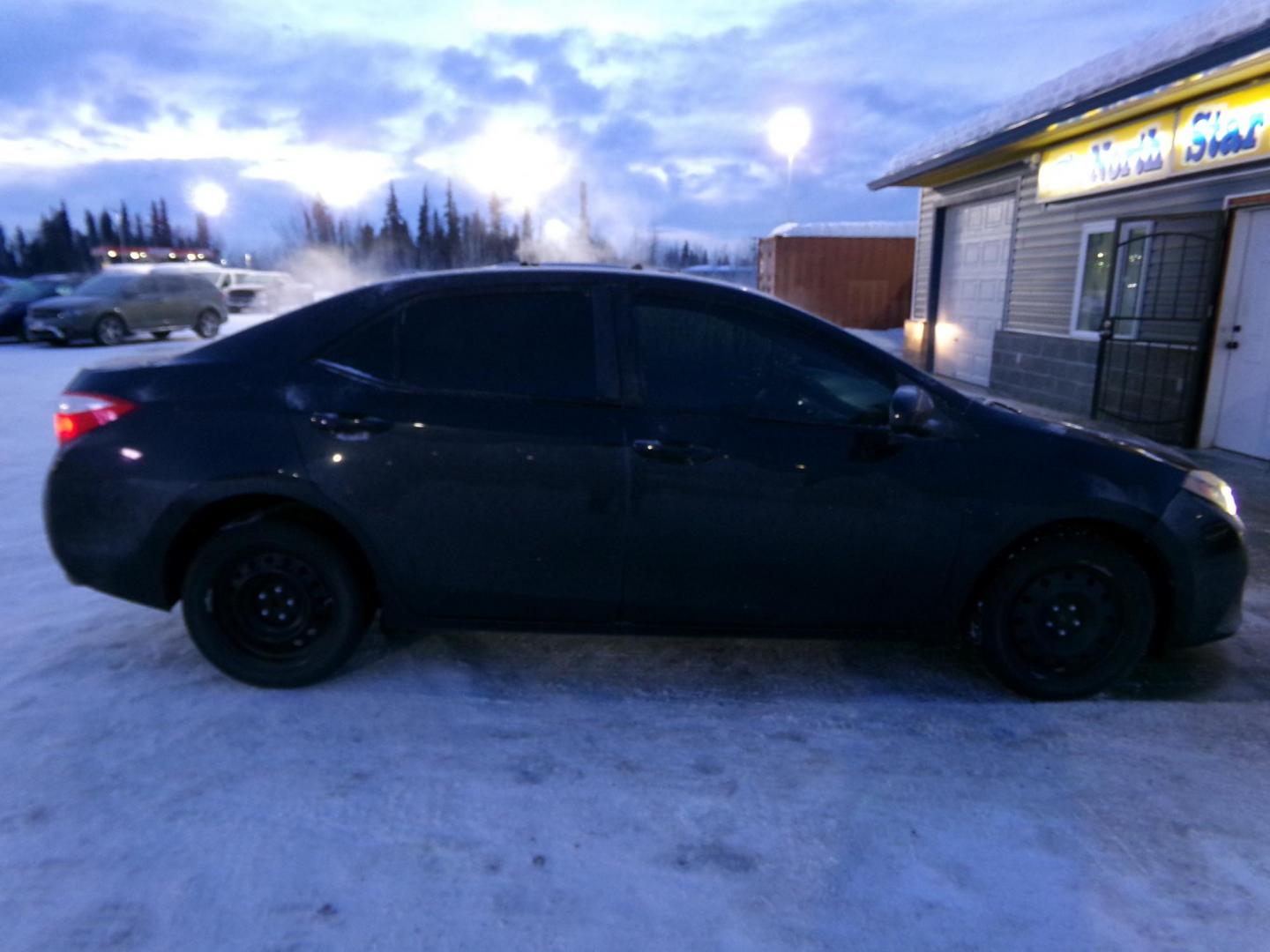 2014 Black /Black Toyota Corolla L 4-Speed AT (5YFBURHE3EP) with an 1.8L L4 DOHC 16V engine, 4-Speed Automatic transmission, located at 2630 Philips Field Rd., Fairbanks, AK, 99709, (907) 458-0593, 64.848068, -147.780609 - Photo#2