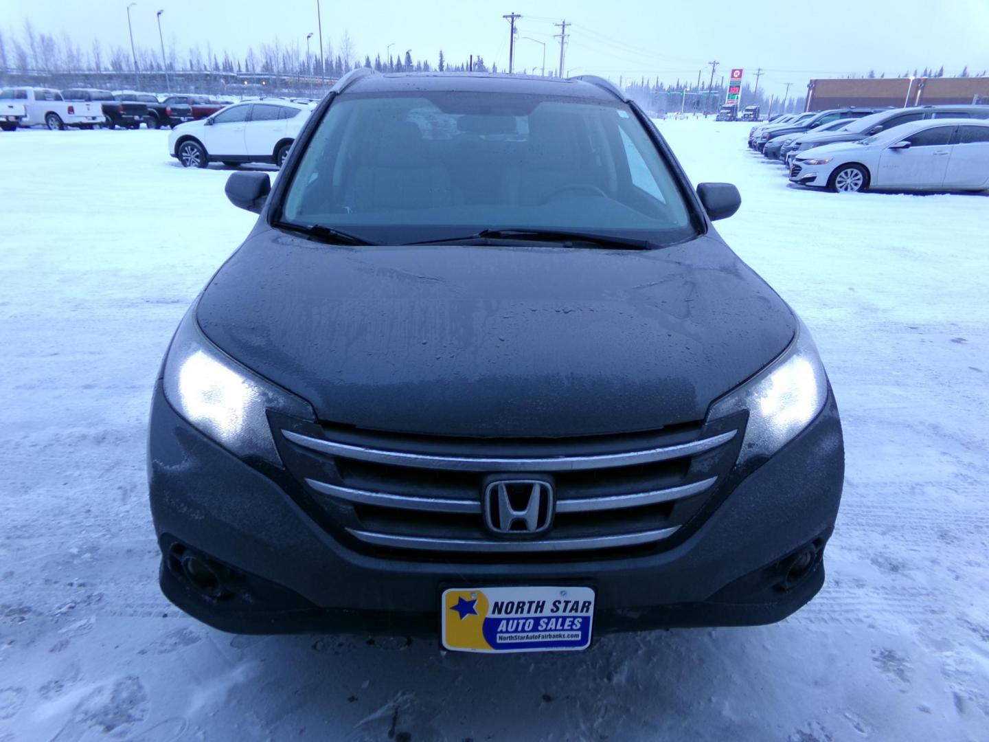 2013 Grey Honda CR-V EX-L 4WD 5-Speed AT (2HKRM4H70DH) with an 2.4L L4 DOHC 16V engine, 5-Speed Automatic transmission, located at 2630 Philips Field Rd., Fairbanks, AK, 99709, (907) 458-0593, 64.848068, -147.780609 - Photo#1