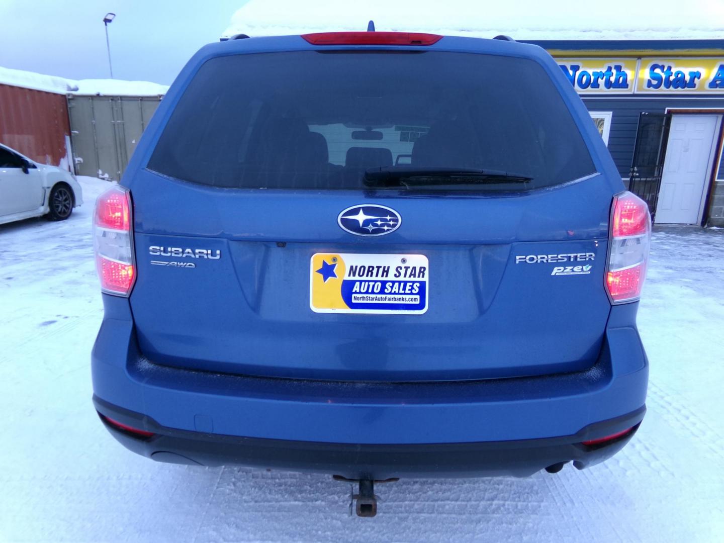 2016 Blue /Black Subaru Forester 2.5i Premium PZEV CVT (JF2SJADC4GH) with an 2.5L H4 SOHC 16V engine, CVT transmission, located at 2630 Philips Field Rd., Fairbanks, AK, 99709, (907) 458-0593, 64.848068, -147.780609 - Photo#3