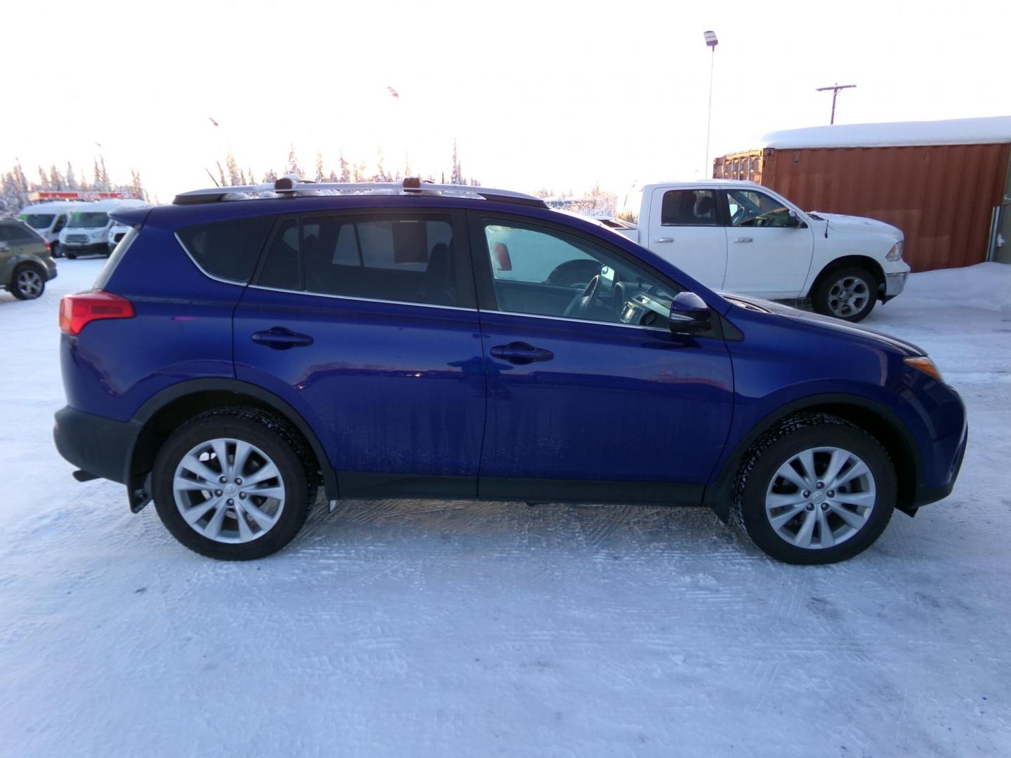 2014 Blue /Black Toyota RAV4 Limited AWD (2T3DFREVXEW) with an 2.5L L4 DOHC 16V engine, 6-Speed Automatic transmission, located at 2630 Philips Field Rd., Fairbanks, AK, 99709, (907) 458-0593, 64.848068, -147.780609 - Photo#1