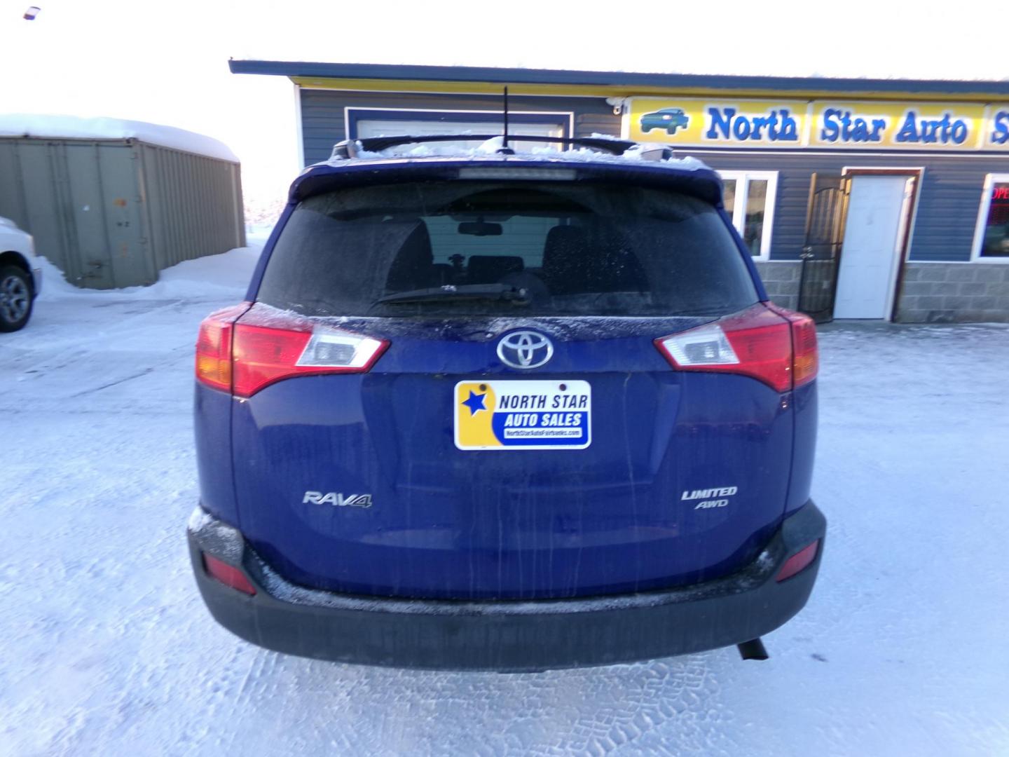 2014 Blue /Black Toyota RAV4 Limited AWD (2T3DFREVXEW) with an 2.5L L4 DOHC 16V engine, 6-Speed Automatic transmission, located at 2630 Philips Field Rd., Fairbanks, AK, 99709, (907) 458-0593, 64.848068, -147.780609 - Photo#3